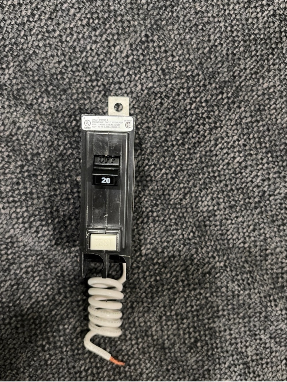 Eaton Quicklag QBGFT1020 20A 1-Pole GFCI Bolt-On Circuit Breaker New no box